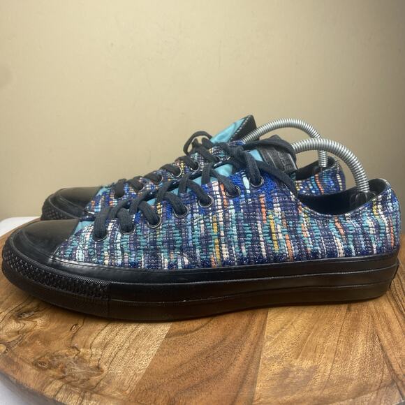 Converse Chuck Taylor AllStar New York Mens Blue Multicolor Size 9 Low Top Shoes - Picture 2 of 10